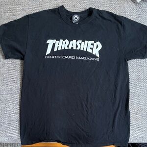 Thrasher Black and White Men's Tee